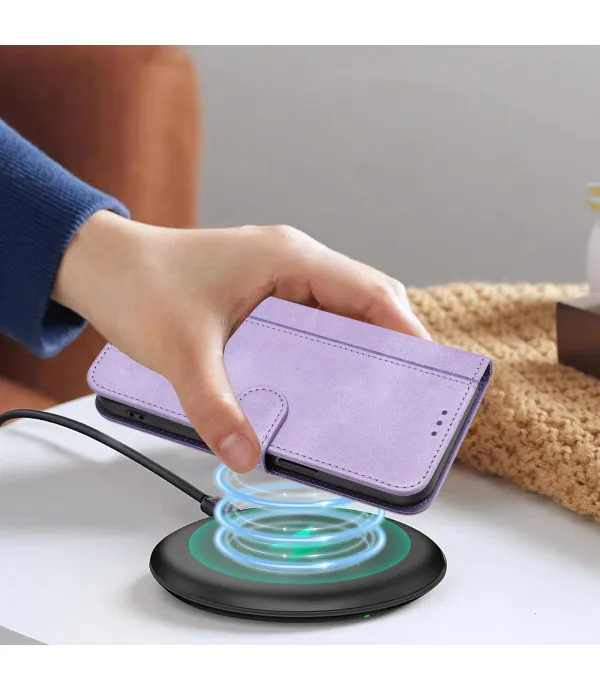 Retro Wallet Stand torbica s vezicom za T-Mobile T Phone 3 – Crna