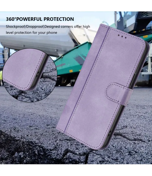 Retro Wallet Stand torbica s vezicom za T-Mobile T Phone 3 – Crna