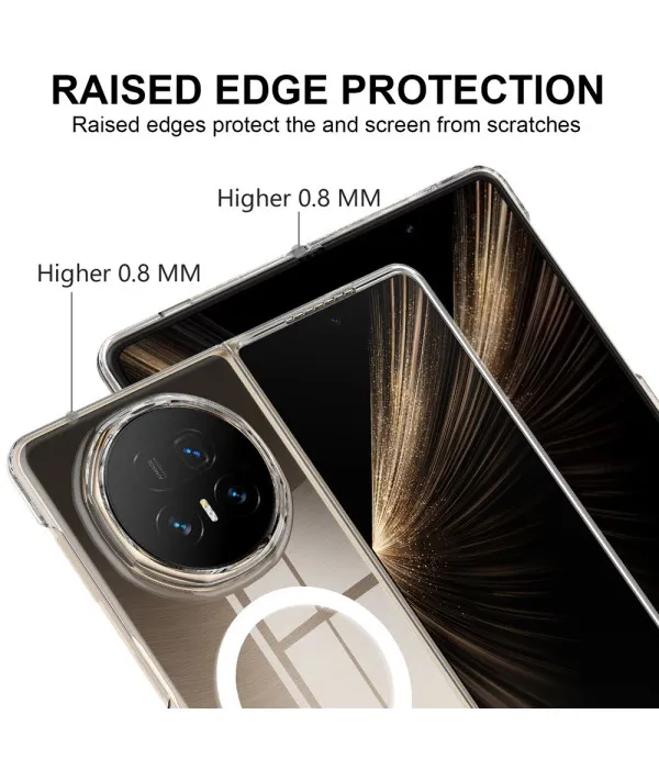 Prozirna MagSafe TPU + Acrylic maska za Honor Magic V5 5G