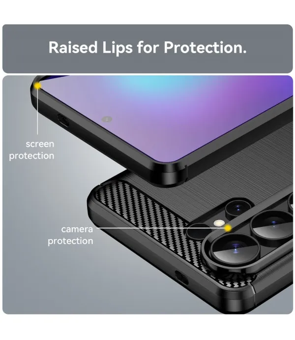 Carbon Brush TPU maskica za Samsung Galaxy S26 Ultra 5G
