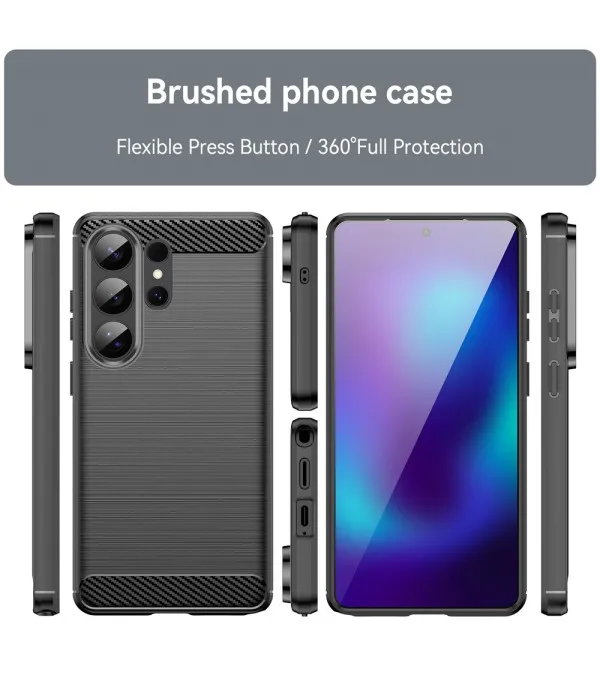 Carbon Brush TPU maskica za Samsung Galaxy S26 Ultra 5G