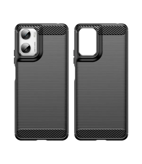 Carbon Brush TPU maskica za Motorola G06 4G / G06 Power 4G