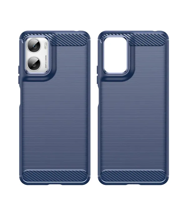Carbon Brush TPU maskica za Motorola G06 4G / G06 Power 4G