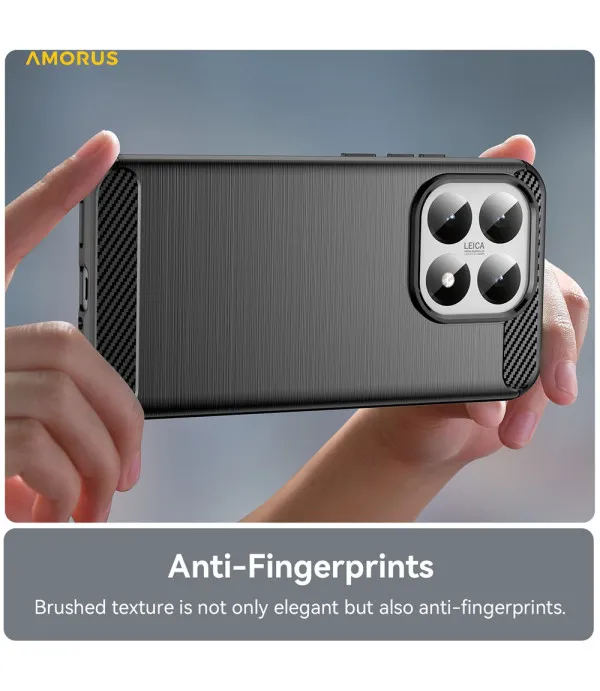 Carbon Brush TPU silikonska maska za Xiaomi 15T 5G