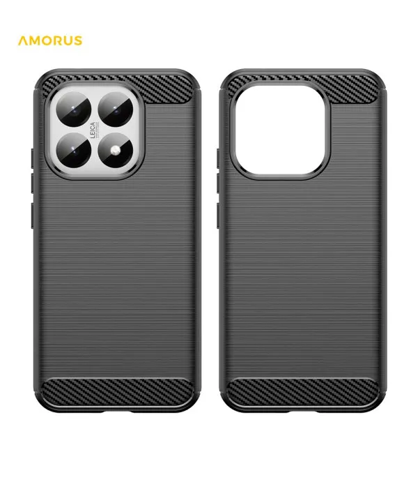 Carbon Brush TPU silikonska maska za Xiaomi 15T 5G