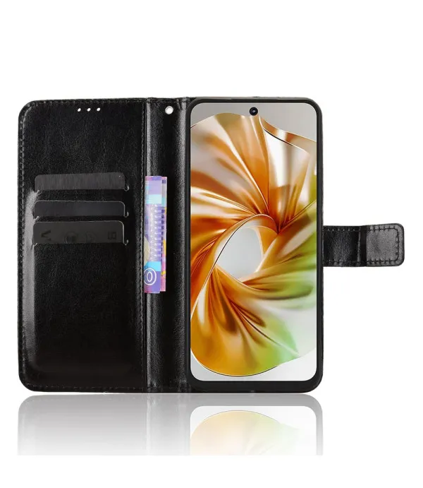 Preklopna torbica etui maskica za Telemach 5G Pro 2 Crazy Horse