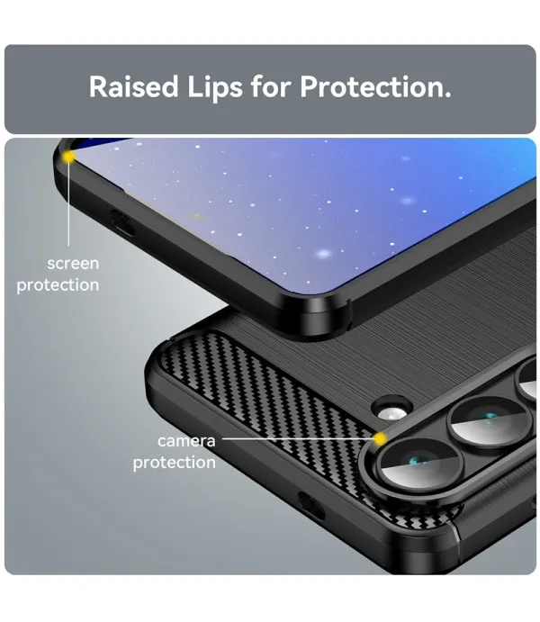Carbon Brush TPU maskica za Samsung Galaxy S26 5G