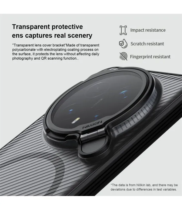 NILLKIN CamShield Prop Magnetic MagSafe maskica za Honor Magic8 Pro 5G – Transparent Black