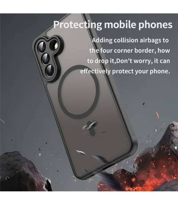 MagSafe maskica za Samsung Galaxy A57 5G prozirna TPU