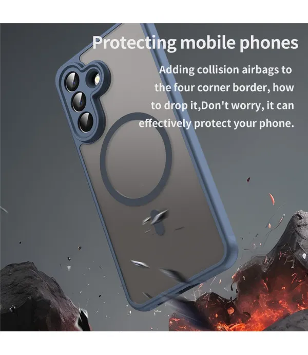 MagSafe maskica za Samsung Galaxy A57 5G prozirna TPU