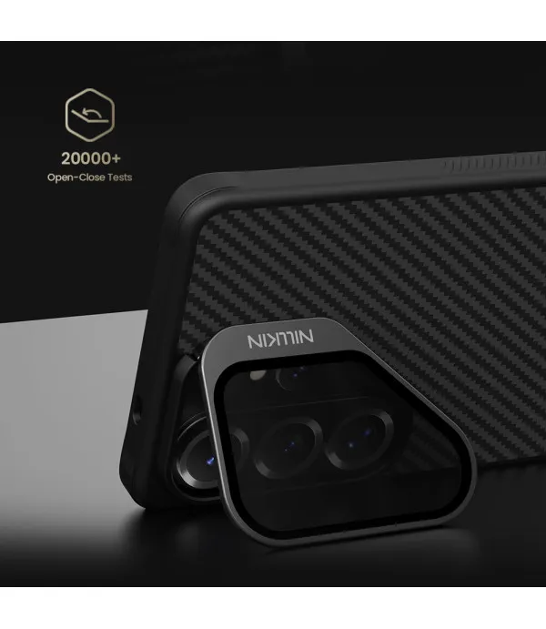 NILLKIN Magnetic TPU + Aramid Fiber maskica s Camera Kickstand zaštitom za Samsung Galaxy S26 Ultra