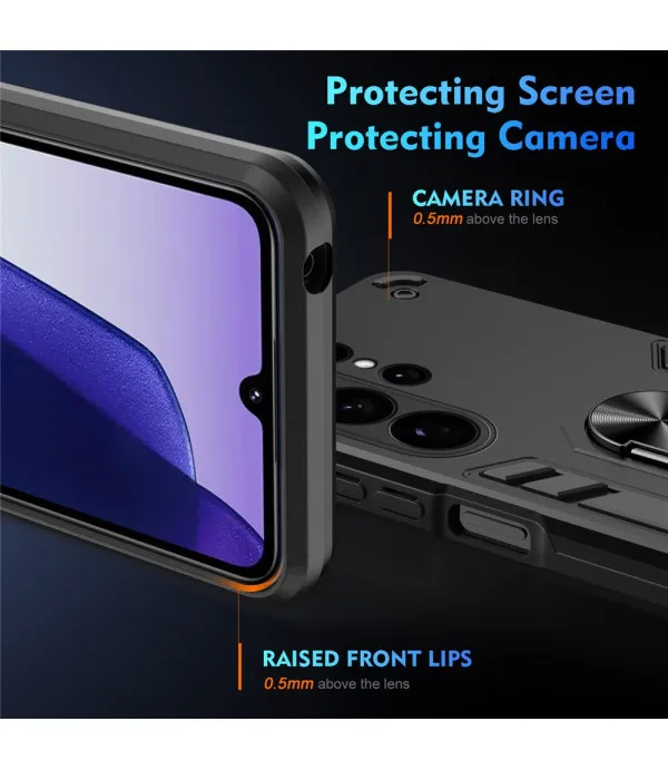 Hybrid maskica s prstenom za Samsung Galaxy S26 Ultra 5G