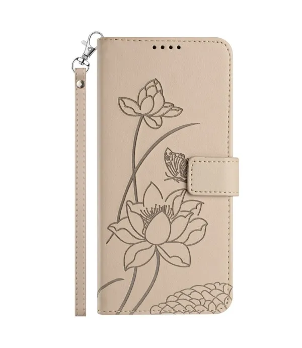 Preklopna maskica s lotus uzorkom za Samsung Galaxy S26 5G