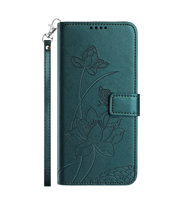 Preklopna maskica s lotus uzorkom za Samsung Galaxy S26 5G
