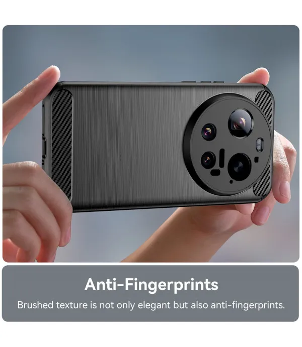 Carbon Brush TPU maskica za Xiaomi 17 Ultra 5G