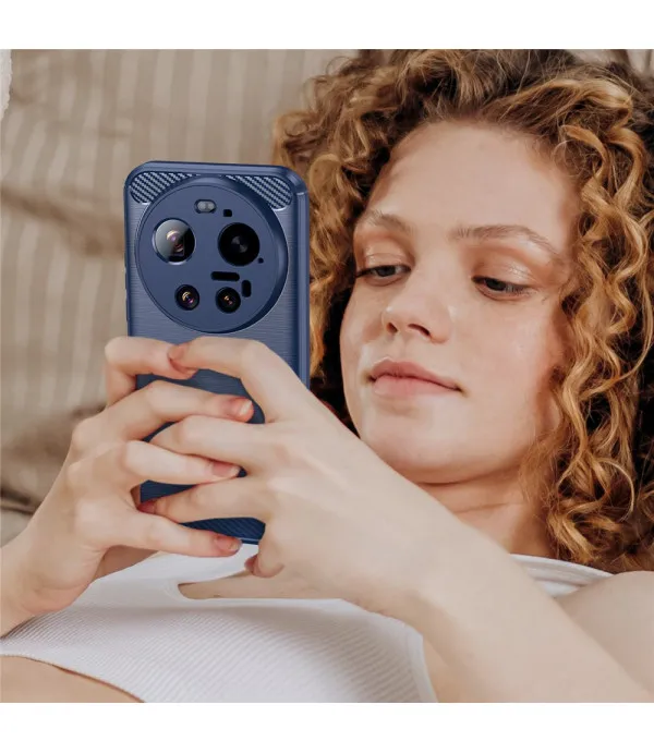 Carbon Brush TPU maskica za Xiaomi 17 Ultra 5G