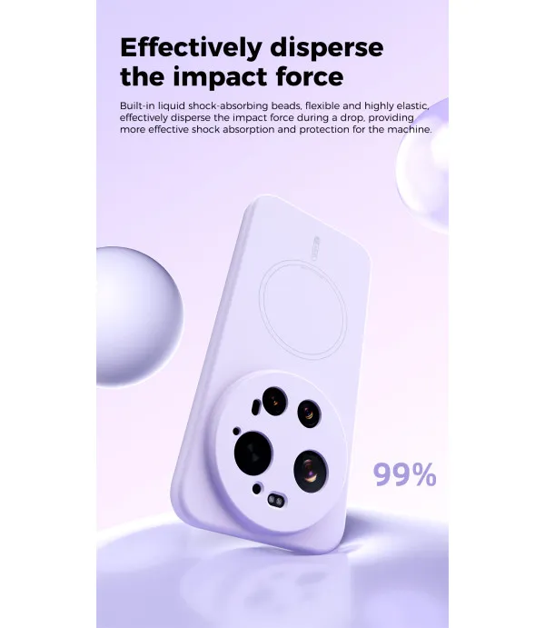 Magnetic Liquid Silicone maskica za Xiaomi 17 Ultra 5G