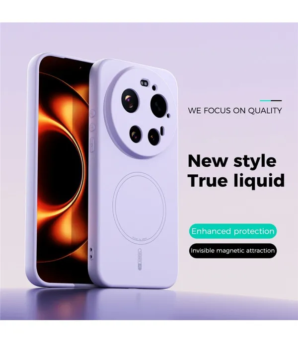 Magnetic Liquid Silicone maskica za Xiaomi 17 Ultra 5G