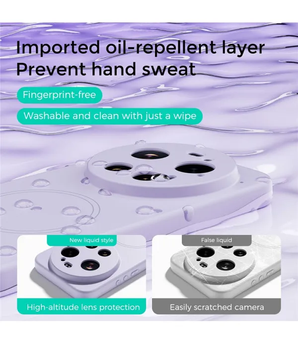 Magnetic Liquid Silicone maskica za Xiaomi 17 Ultra 5G