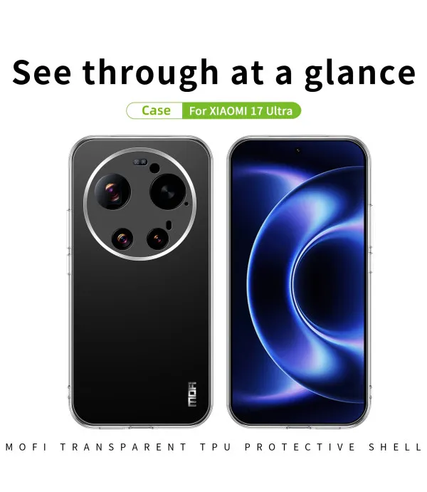 Prozirna TPU maskica za Xiaomi 17 Ultra 5G