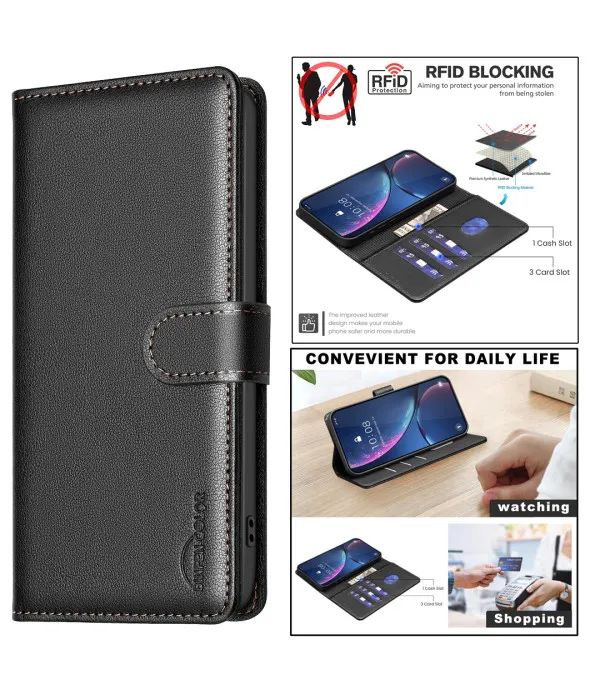 Preklopna novčanik torbica za Motorola G77 5G / G67 5G