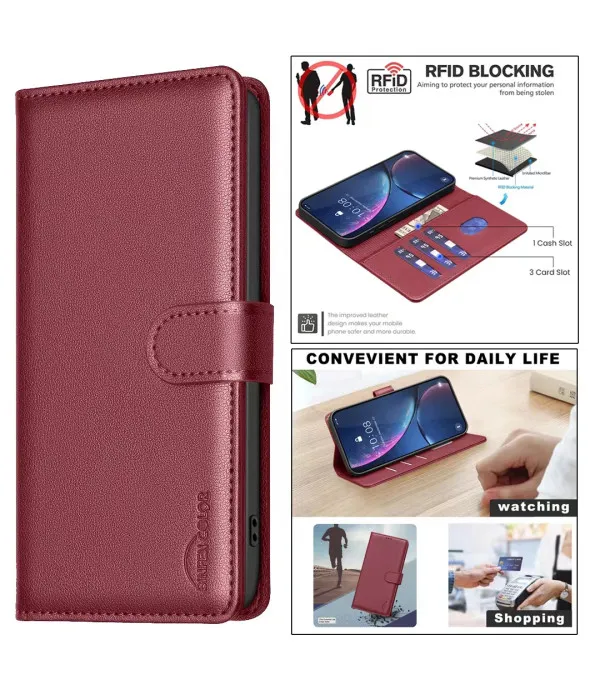 Preklopna novčanik torbica za Motorola G77 5G / G67 5G