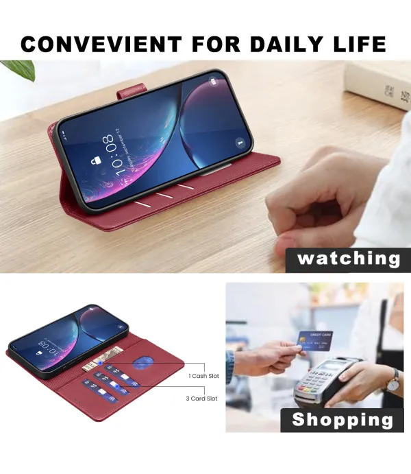 Preklopna novčanik torbica za Motorola G77 5G / G67 5G