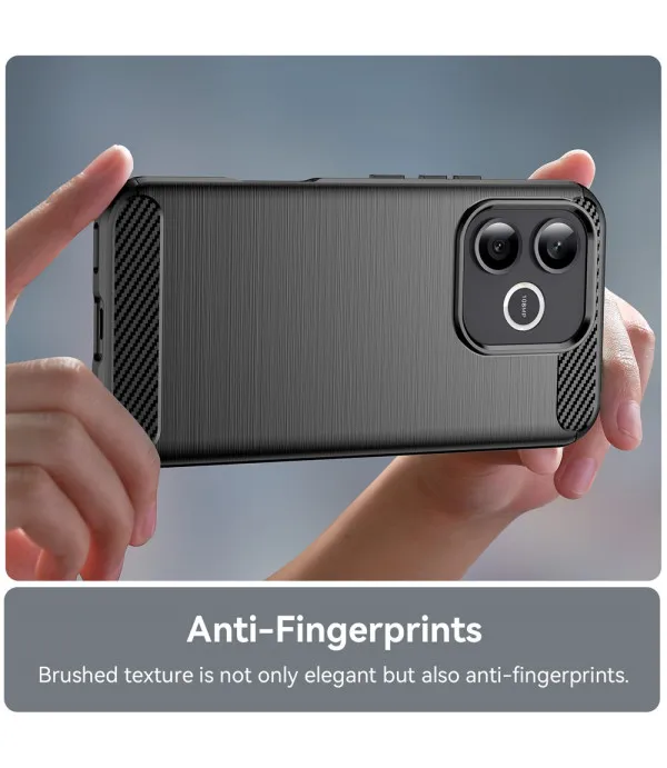 Carbon Brush TPU silikonska maska za Honor 600 Lite 5G