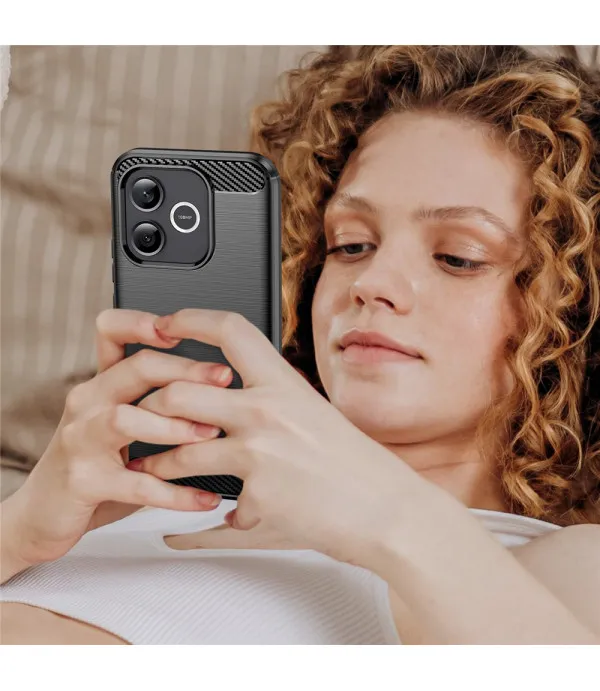 Carbon Brush TPU silikonska maska za Honor 600 Lite 5G