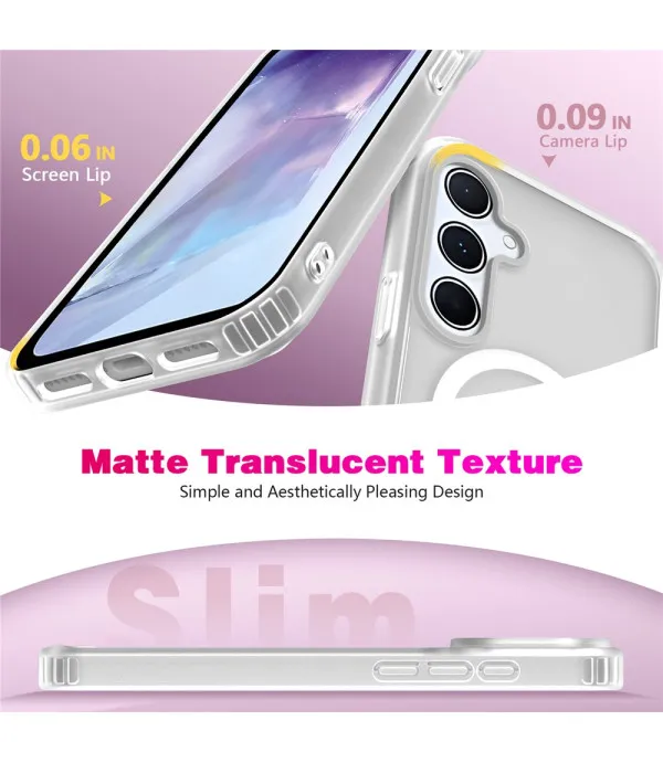 Mat prozirna MagSafe TPU maskica za Samsung Galaxy A55 5G