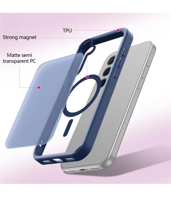 Mat prozirna MagSafe TPU maskica za Samsung Galaxy A55 5G
