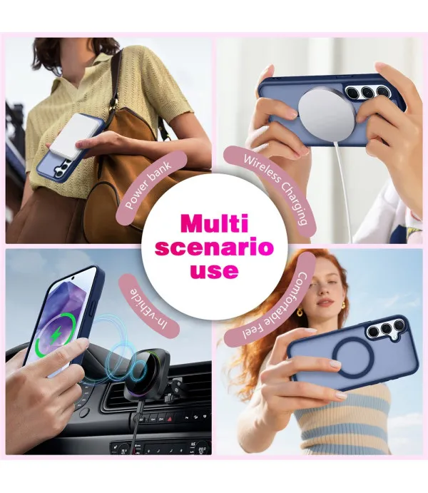 Mat prozirna MagSafe TPU maskica za Samsung Galaxy A55 5G