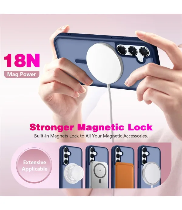 Mat prozirna MagSafe TPU maskica za Samsung Galaxy A55 5G