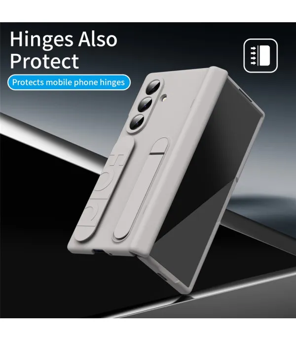 Protective maskica sa stalkom, remenom i kaljenim staklom za Samsung Galaxy Z Fold8 Ultra