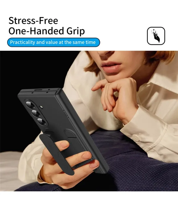 Protective maskica sa stalkom, remenom i kaljenim staklom za Samsung Galaxy Z Fold8 Ultra