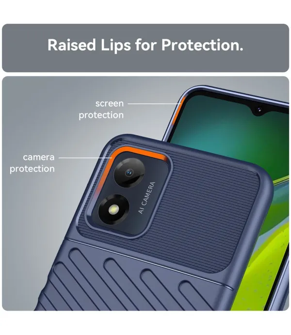 Thunder Series TPU zaštitna maskica za Motorola Moto E13 4G - plava