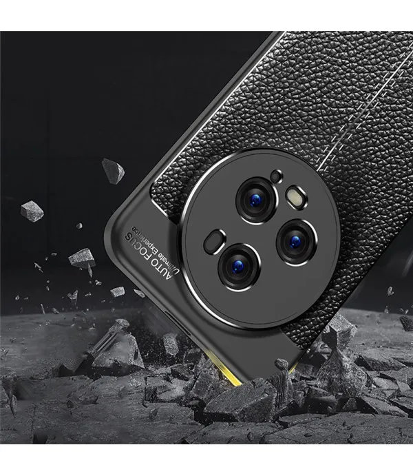 Litchi grain TPU silikonska maska za Honor Magic 5 Pro