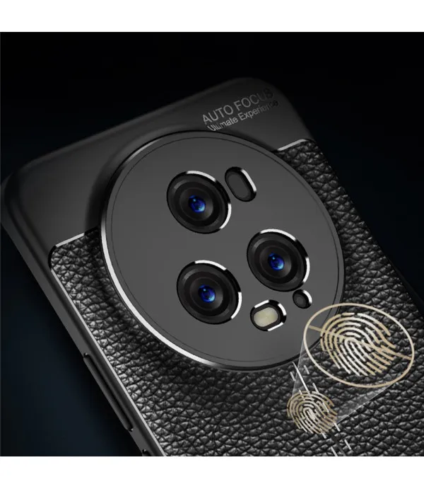 Litchi grain TPU silikonska maska za Honor Magic 5 Pro