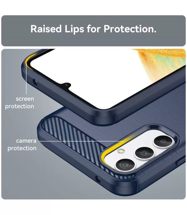 Carbon brush silikonska zaštitna maska Samsung Galaxy A34 5G