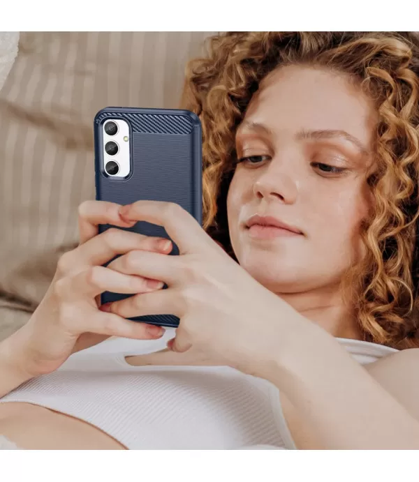 Carbon brush silikonska zaštitna maska Samsung Galaxy A34 5G