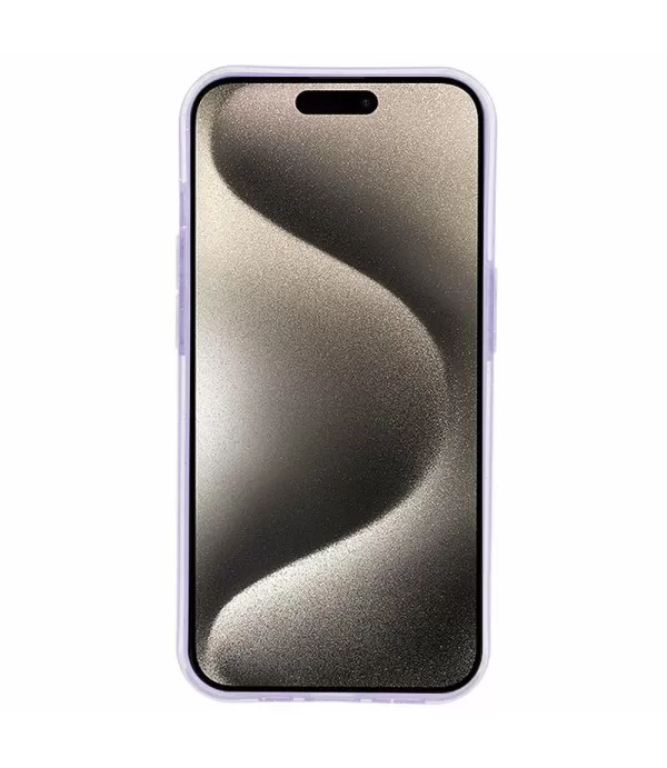 Silikonska Jelly Glitter maskica za iPhone 15 Pro