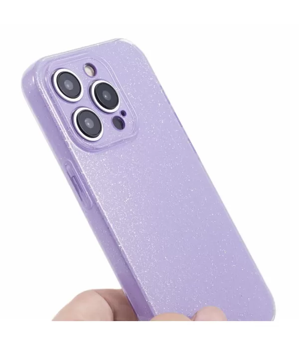 Silikonska Jelly Glitter maskica za iPhone 15 Pro