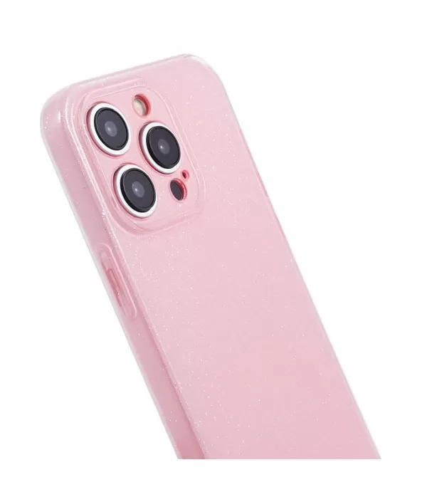 Silikonska Jelly Glitter maskica za iPhone 15 Pro