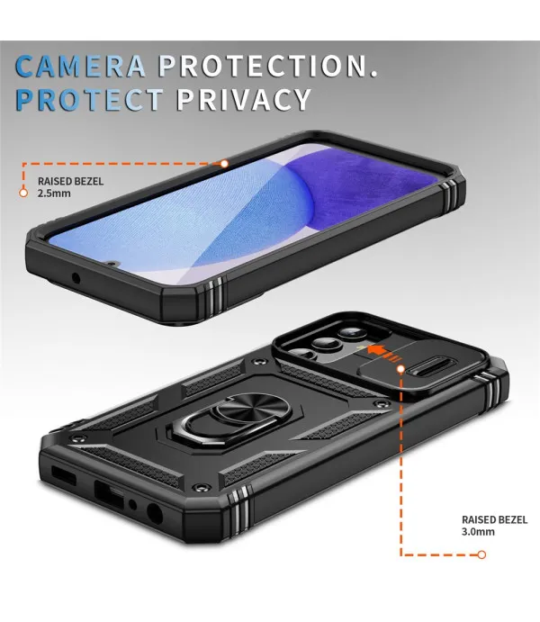 Hybrid magnet maskica s kamerom i stalkom za Samsung Galaxy A25 5G