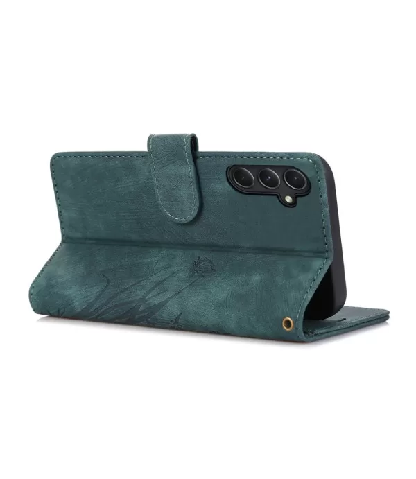 Leptir i orhideje preklopna torbica futrola Samsung Galaxy S24 5G