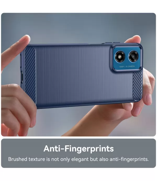 Carbon brush TPU silikonska maska za Motorola Moto E14 4G