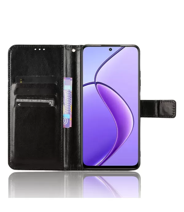 Crazy Horse preklopna novčanik torbica futrola za Realme 12 5G
