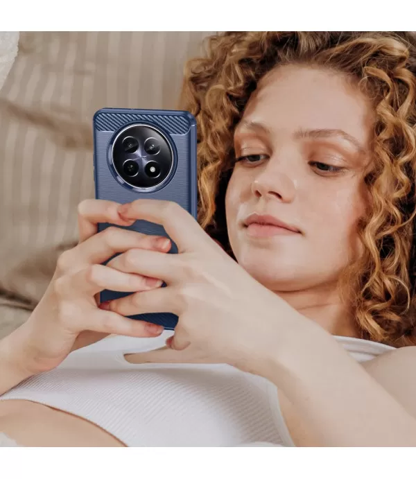 Carbon brush TPU silikonska maska za Realme 12 5G – premium zaštita i stil