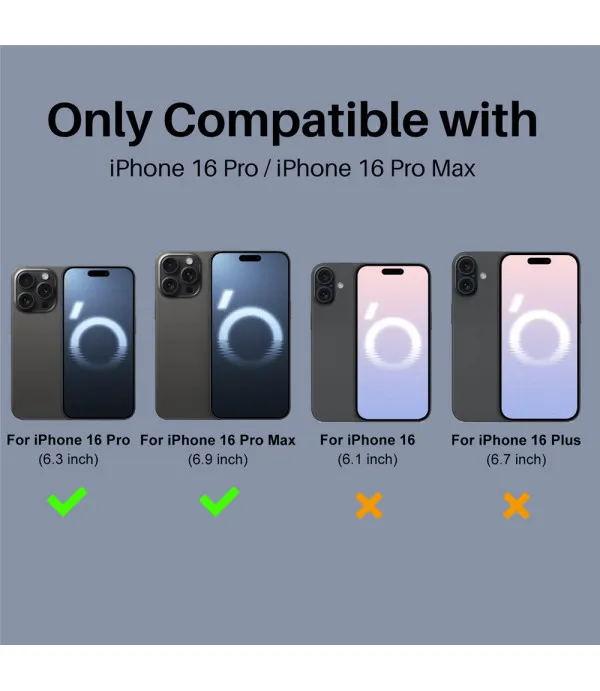 NORTHJO kaljeno zaštitno staklo za kameru za iPhone 16 Pro / 16 Pro Max