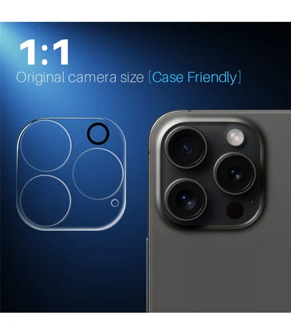 NORTHJO kaljeno zaštitno staklo za kameru za iPhone 16 Pro / 16 Pro Max